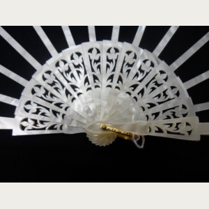 VARILLAJE ABANICO NACAR BLANCO N&ordm; 5. REF.116