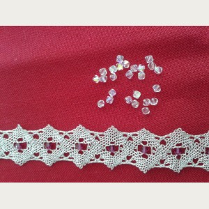 COLLAR DE PIEDRECITA SVAROSKY PARA PULSERA. REF.123