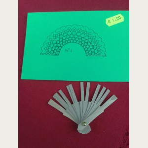 VARILLAJE DE ABANICO MINI NUMERO 1. REF.83