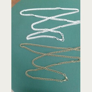 CADENA PARA BOLSO ORO Y PLATA 